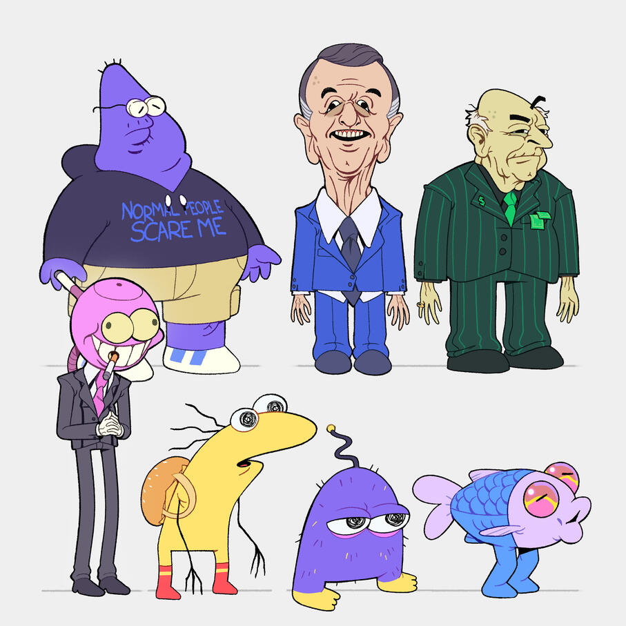 Smiling Friends Designs