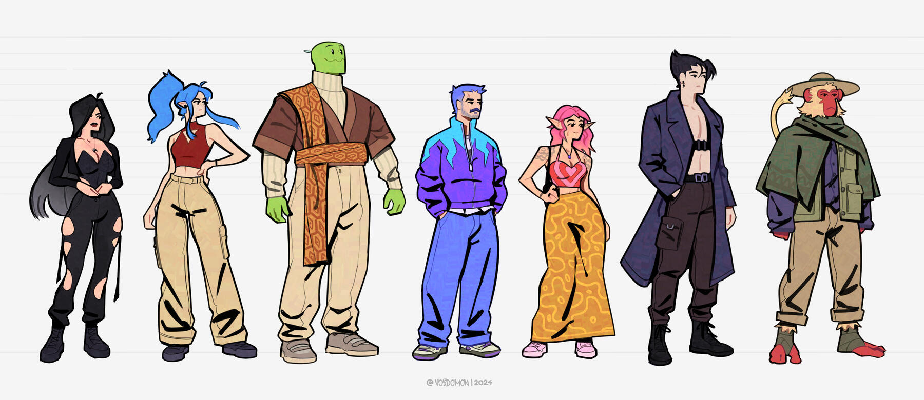 Character Line-up Character Line-up