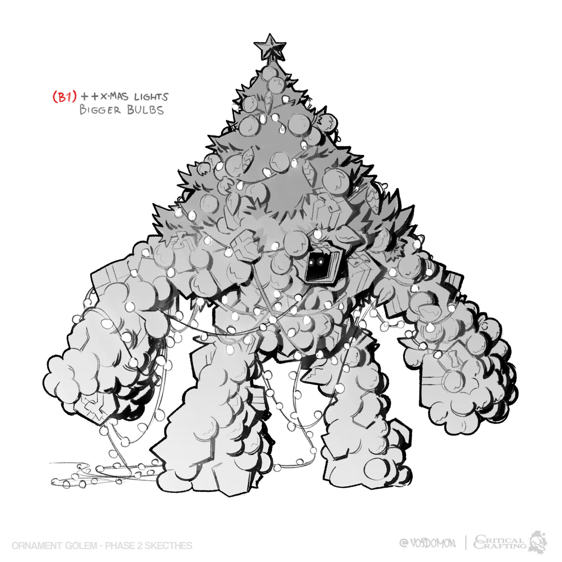 Design arrived at after feedback